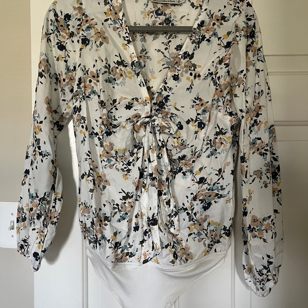 Abercrombie Floral Bodysuit